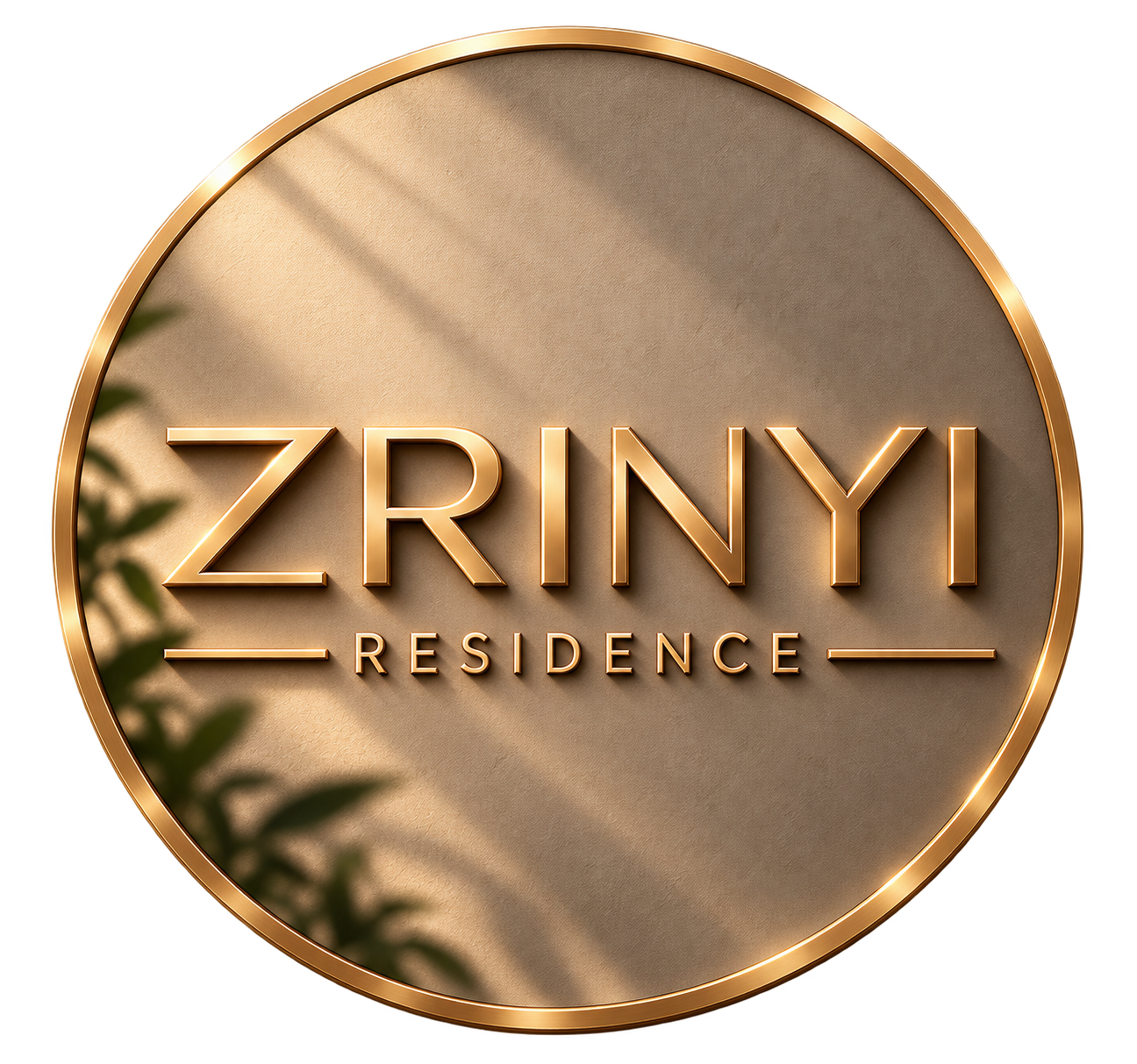 A ZRINYI Residence új építésű társasház logója Pápán